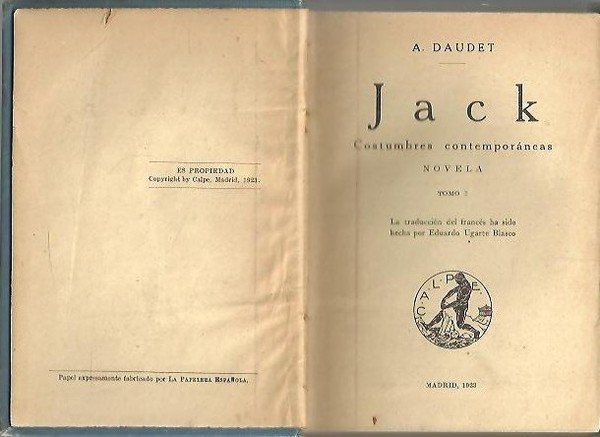 JACK. COSTUMBRES CONTEMPORANEAS.