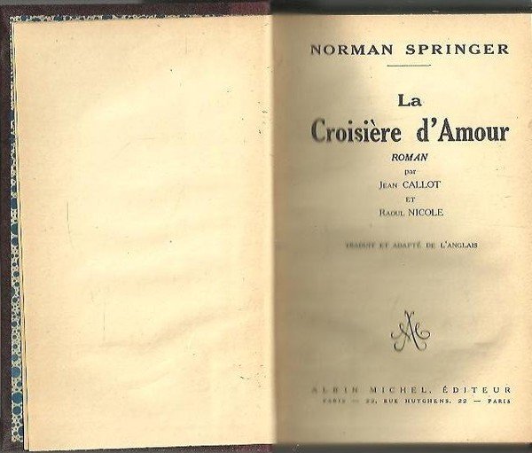 LA CROISIERE D'AMOUR.