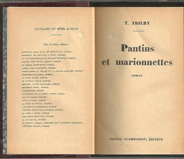 PANTINS ET MARIONNETTES.