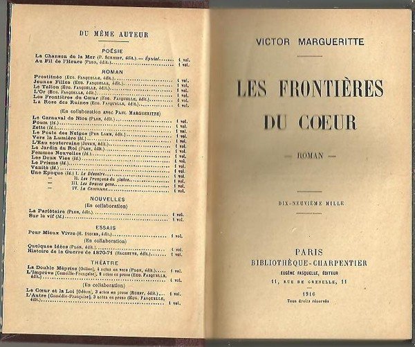 LES FRONTIERES DU COEUR.