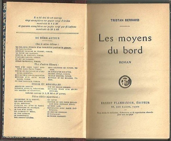 LES MOYENS DU BORD.