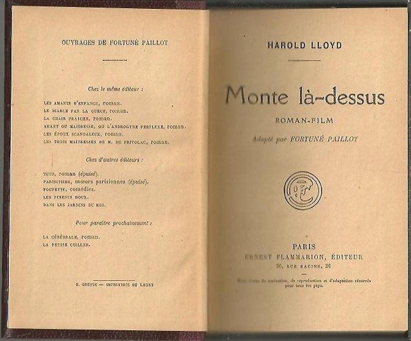 MONTE LA-DESSUS. ROMAN FILM.