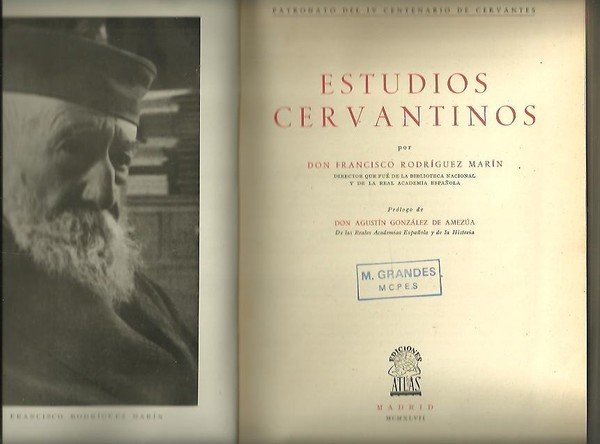 ESTUDIOS CERVANTINOS.