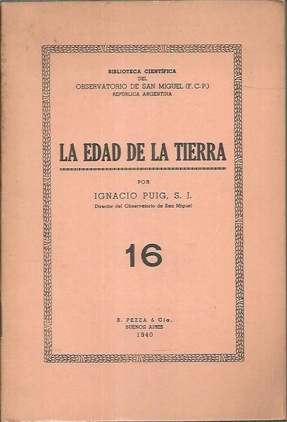 LA EDAD DE LA TIERRA.
