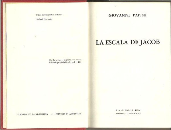LA ESCALERA DE JACOB.