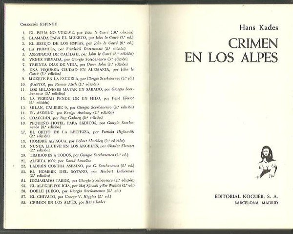 CRIMEN EN LOS ALPES. | Immagine principale