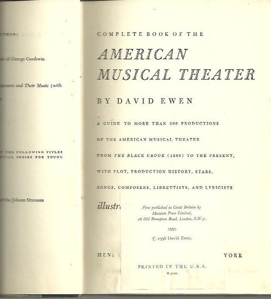 COMPLETE BOOK OF THE AMERICAN MUSICAL THEATER.