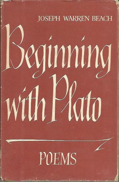 BEGINNING WITH PLATO. POEMS.