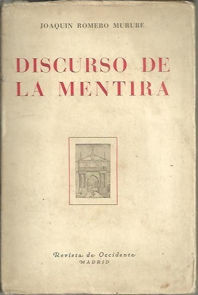 DISCURSO DE LA MENTIRA. | Immagine principale