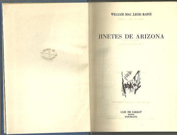 JINETES DE ARIZONA. | Immagine principale