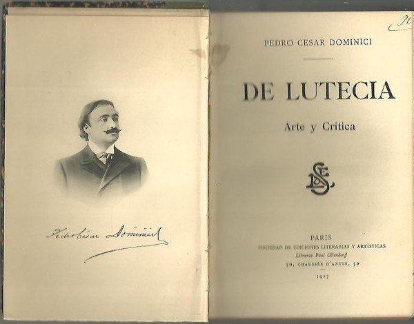 DE LUTECIA, ARTE Y CRITICA. PROFESORES DE IDEALISMO.