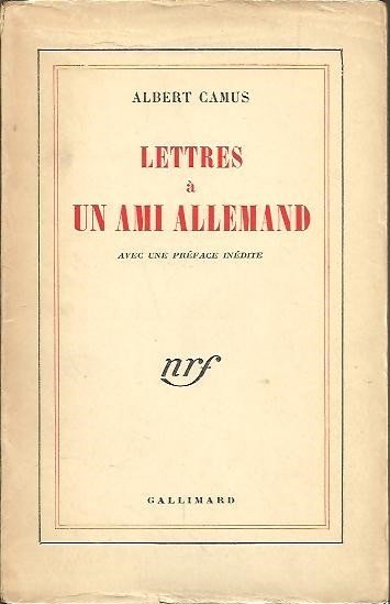 LETTRES A UN AMI ALLEMAND.