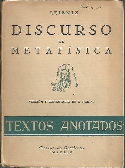 DISCURSO DE METAFISICA.