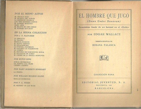 EL HOMBRE QUE JUGO.