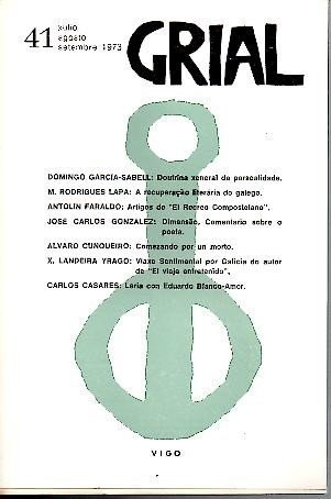GRIAL. N. 41. XULIO-AGOSTO-SETEMBRE, 1973.