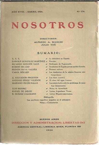 NOSOTROS. AÑO XVIII. NUM. 176.
