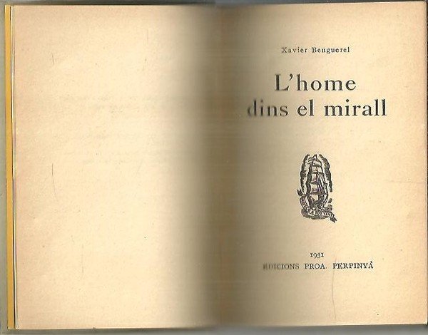 L'HOME DINS EL MIRALL.