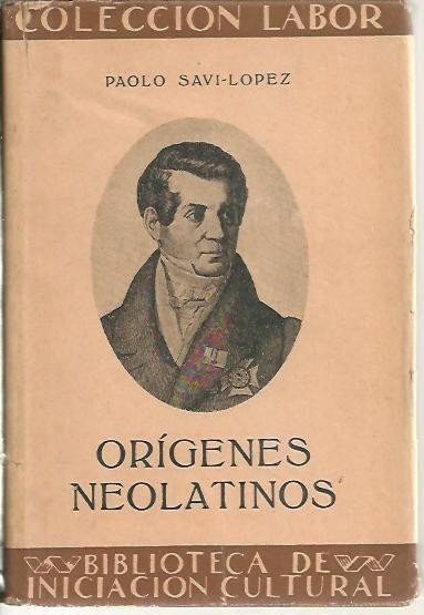 ORIGENES NEOLATINOS.