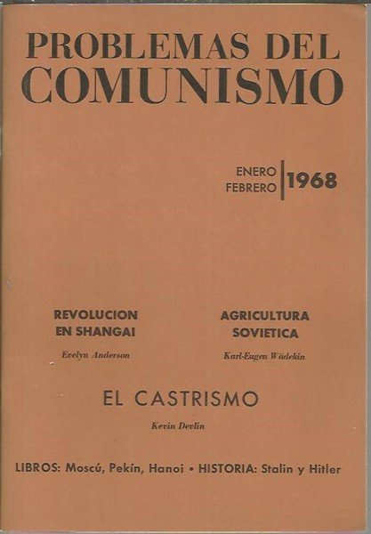 PROBLEMAS DEL COMUNISMO. COMUNISMO INTERNACIONAL. VOL. XV. NUM. 1.