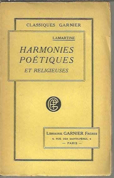 HARMONIES POETIQUES ET RELIGIEUSES.