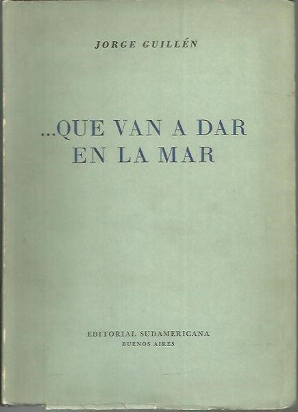 .QUE VAN A DAR EN LA MAR.