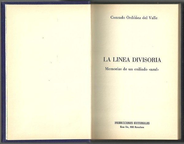 LA LINEA DIVISORIA.