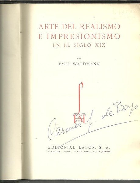 ARTE DEL REALISMO E IMPRESIONISMO EN EL SIGLO XIX.