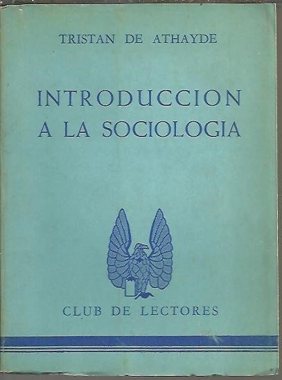 INTRODUCCION A LA SOCIOLOGIA.