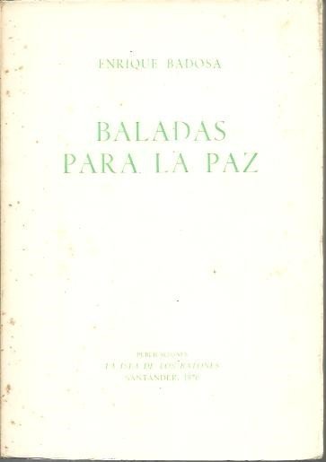BALADAS PARA LA PAZ.