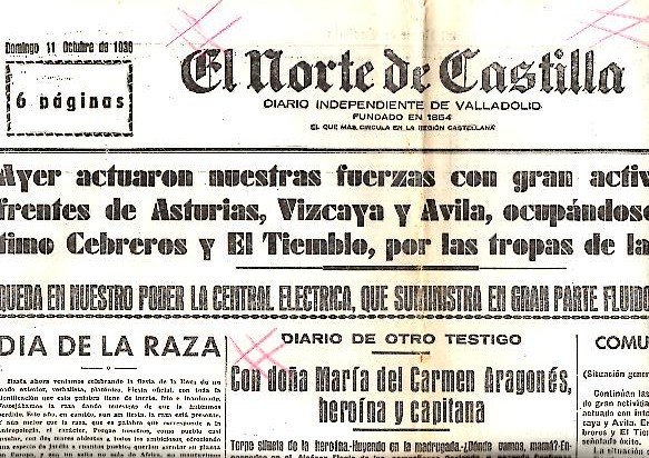 EL NORTE DE CASTILLA. DIARIO INDEPENDIENTE DE VALLADOLID. AÑO LXXXIII. …