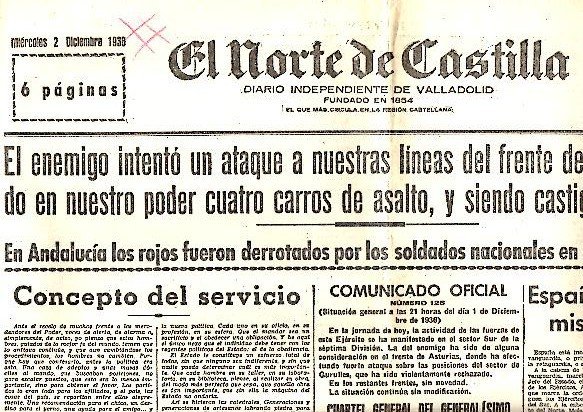 EL NORTE DE CASTILLA. DIARIO INDEPENDIENTE DE VALLADOLID. AÑO LXXXIII. …