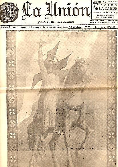 LA UNION. DIARIO GRAFICO INDEPENDIENTE. AÑO XIX. N. 6793. 25-JULIO-1936.