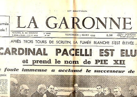 LA GARONNE. AÑO II. N. 399. 3-MARZO-1939.