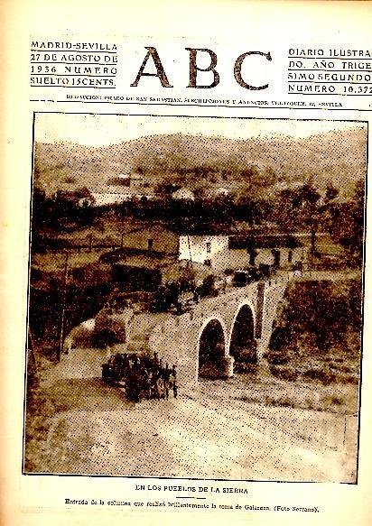 ABC. DIARIO ILUSTRADO. AÑO XXXII. N. 10372. 27-AGOSTO-1936.