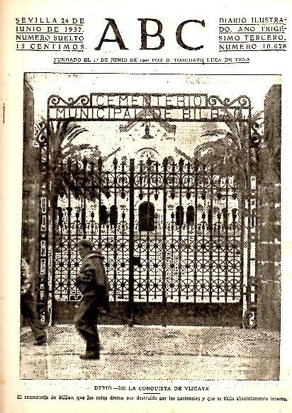 ABC. DIARIO ILUSTRADO. AÑO XXXIII. N. 10628. 24-JUNIO-1937.