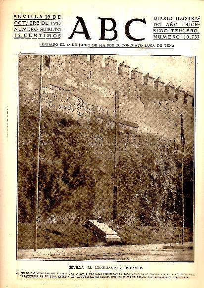 ABC. DIARIO ILUSTRADO. AÑO XXXIII. N. 10737. 29-OCTUBRE-1937.