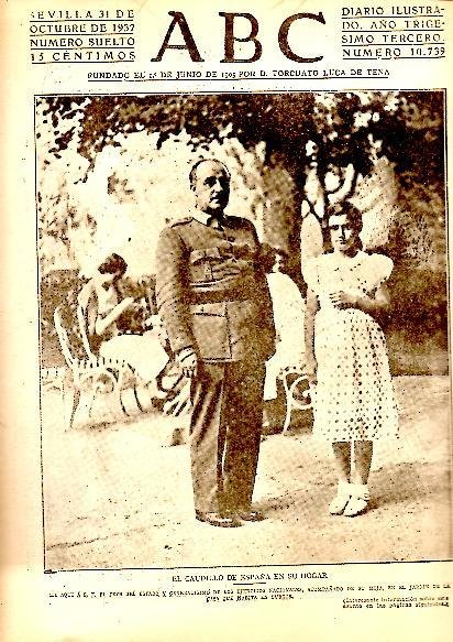 ABC. DIARIO ILUSTRADO. AÑO XXXIII. N. 10739. 31-OCTUBRE-1937.