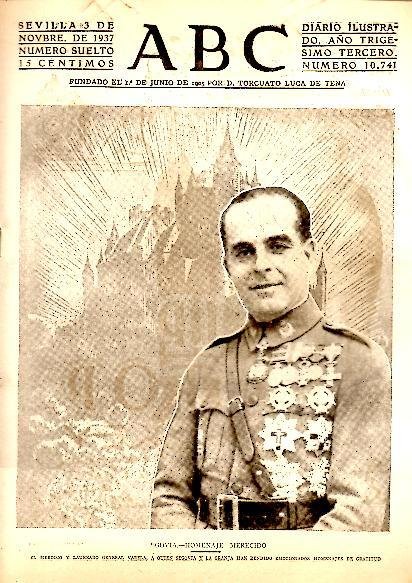 ABC. DIARIO ILUSTRADO. AÑO XXXIII. N. 10741. 3-NOVIEMBRE-1937.