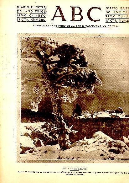 ABC. DIARIO ILUSTRADO. AÑO XXXIV. N. 10796. 6-ENERO-1938.