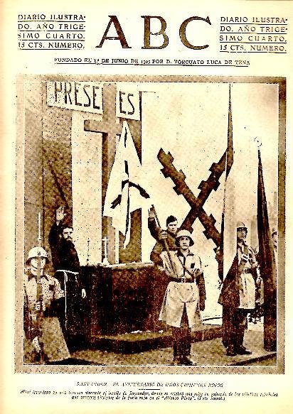 ABC. DIARIO ILUSTRADO. AÑO XXXIV. N. 10800. 11-ENERO-1938.