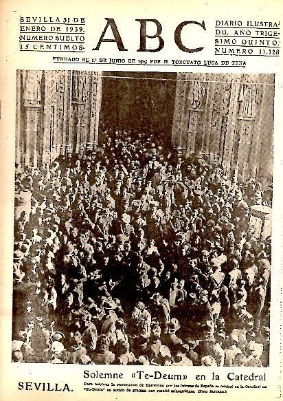 ABC. DIARIO ILUSTRADO. AÑO XXXV. N. 11128. 31-ENERO-1939.