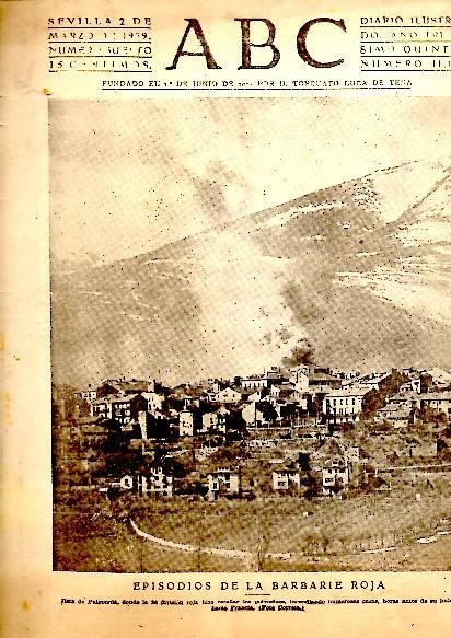 ABC. DIARIO ILUSTRADO. AÑO XXXV. N. 11154. 2-MARZO-1939.