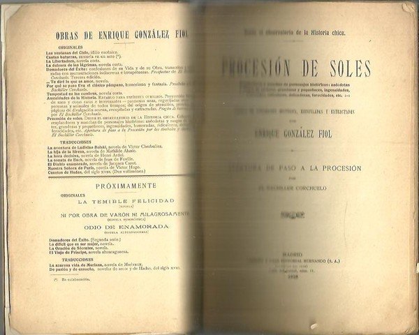 PROCESION DE SOLES.