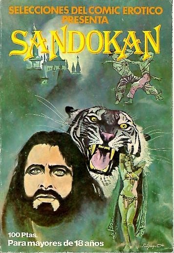 SELECCIONES DEL COMIC EROTICO. SANDOKAN.