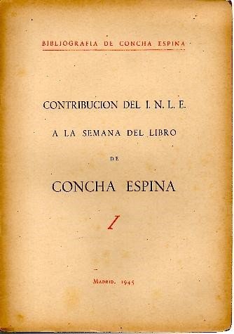 BIBLIOGRAFIA DE CONCHA ESPINA. CONTRIBUCION DEL INLE A LA SEMANA …