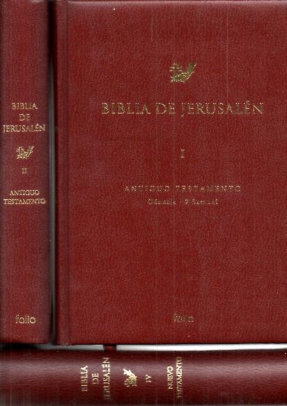 BIBLIA DE JERUSALEN.