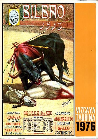 VIZCAYA TAURINA. AGOSTO 1976.
