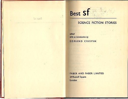 BEST SF. SCIENCE FICTION STORIES.