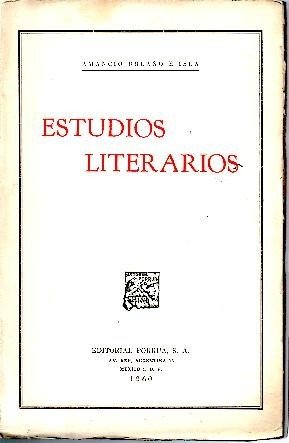 ESTUDIOS LITERARIOS.