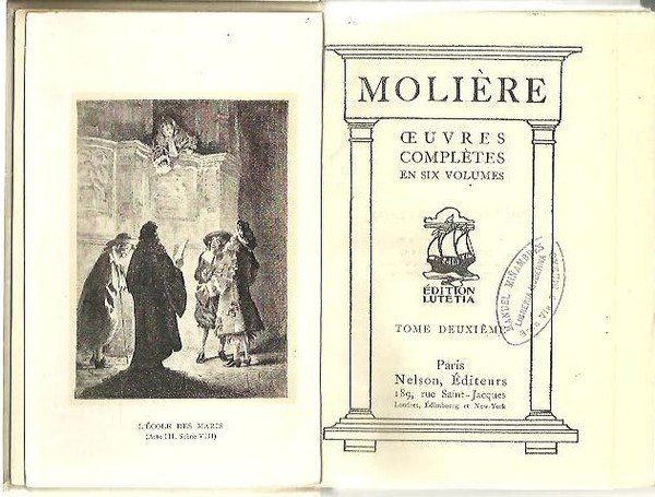 OEUVRES COMPLETES EN SIX VOLUMES. TOME DEUXIEME.